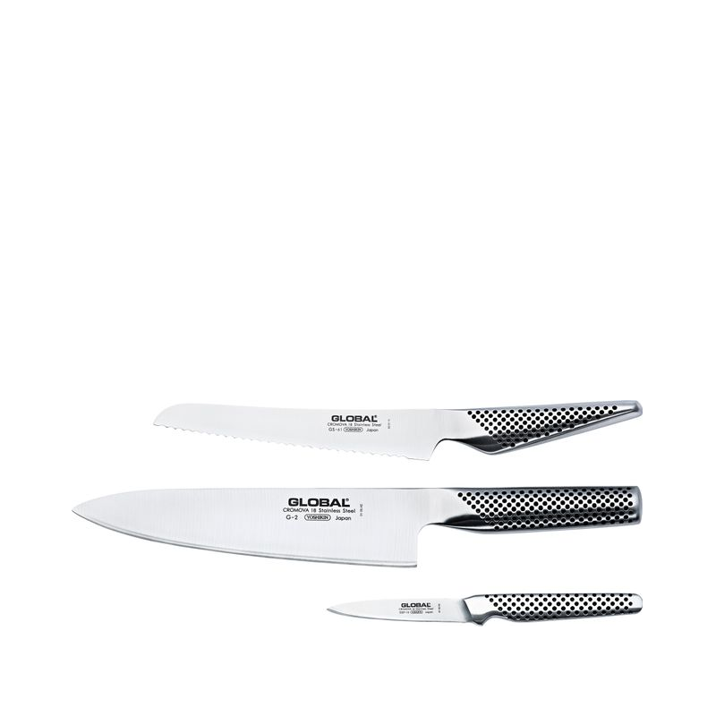 Global Classic knivsæt - 3 dele