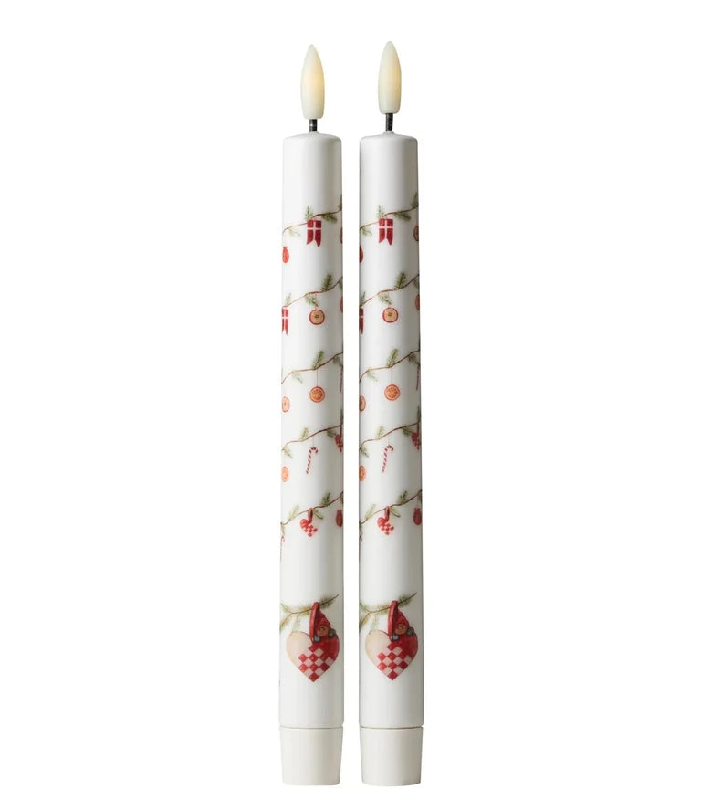 Klarborg LED-kronelys 25 cm, 2 stk.
