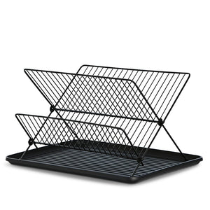 Opvaskestativ sort 43x23 cm