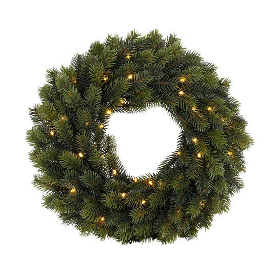 Day grankrans med 49 LED lys inkl. timer Ø40 cm