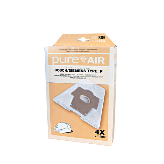 Pureair støvsugerposer BS9 Siemens Dynapower Type