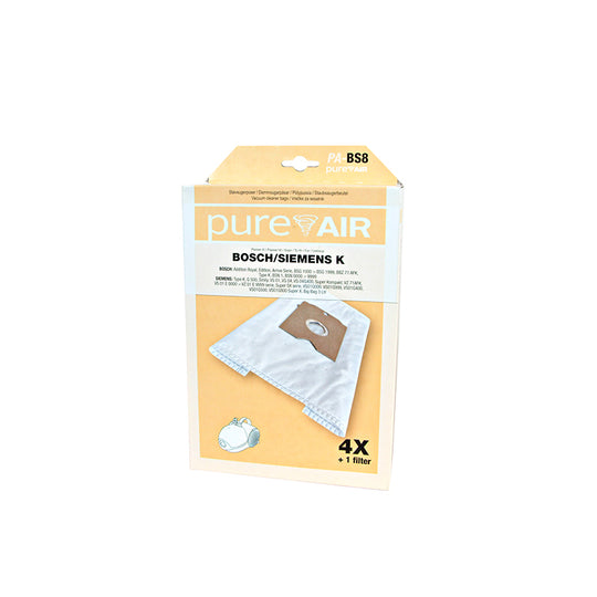 PureAir BS8 støvsugerposer