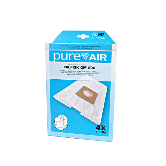 Pureair støvsugerpose NI2 Nilfisk GM200-400 / 4+1