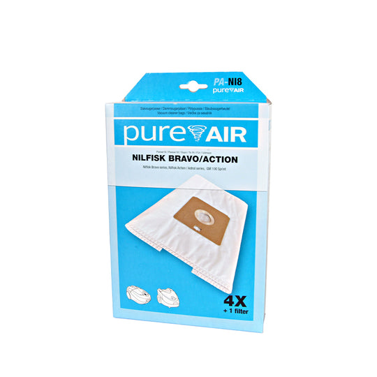 Pureair støvsugerpose NI8 Nilfisk Bravo/Action+