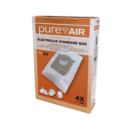 PureAir Electrolux standard støvsugerposer 5 stk. PA-EL8