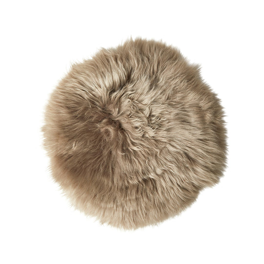 Sædeskind mocca Ø34 cm