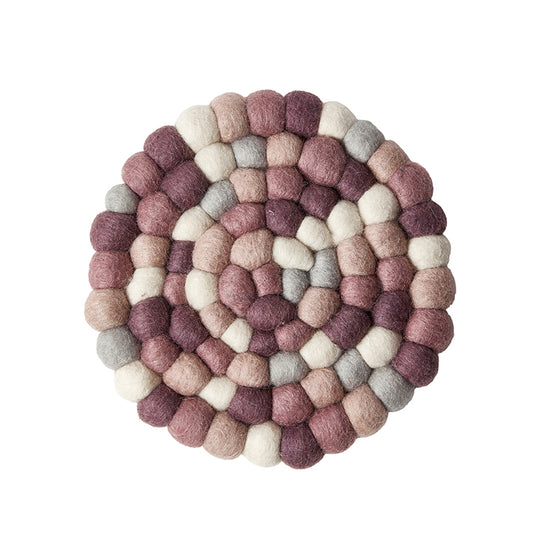 Bordskåner uld lyng Ø20 cm