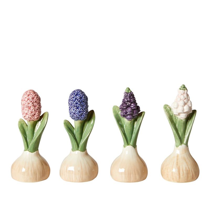 Dekorationsblomst hyacint assorteret farve 1 stk.