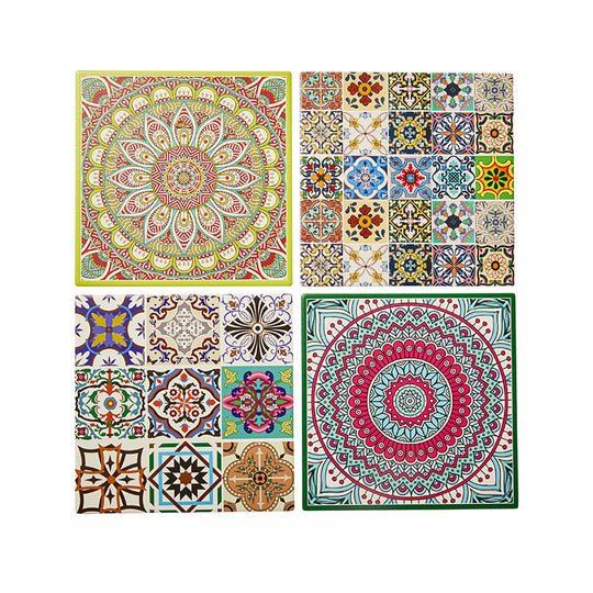 Bordskåner multi farvet Ø20 cm - 1 stk.