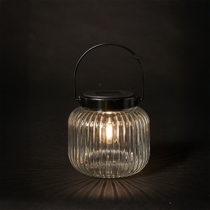 Solcelle lanterne glas