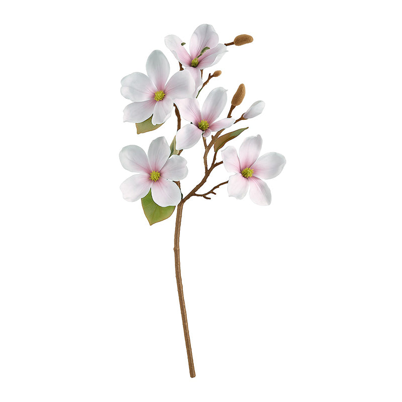 Magnolie gren i plast 52 cm pink