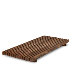 Tremme serveringsbræt brun 45x26 cm
