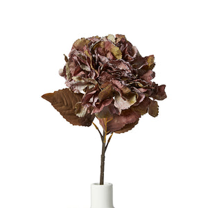 Hortensia stilk H 49 cm grøn/lilla
