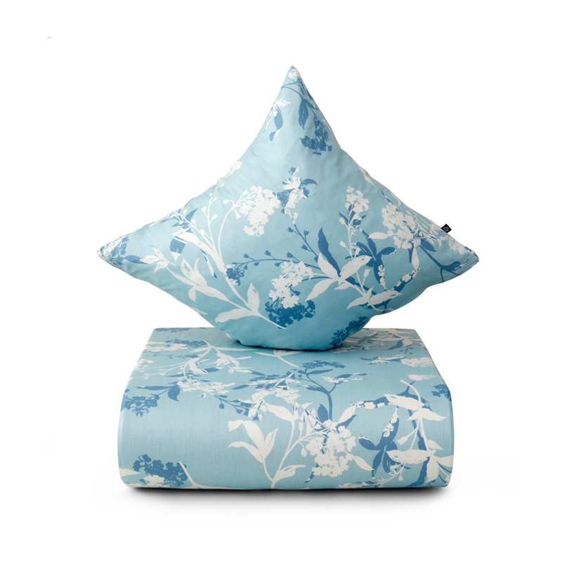 Nordisk Tekstil Botanique sengesæt blå 140 x 220 cm