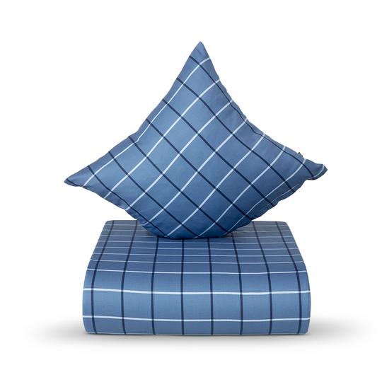 Nordisk Tekstil Oliver sengesæt blå 140 x 220 cm