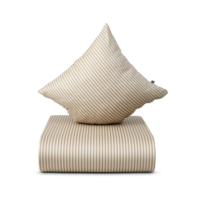 Nordisk Tekstil Dandy Uni sengesæt khaki 140 x 200 cm