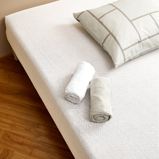 Night & Day jersey boxlagen hvid 90x200x30 cm