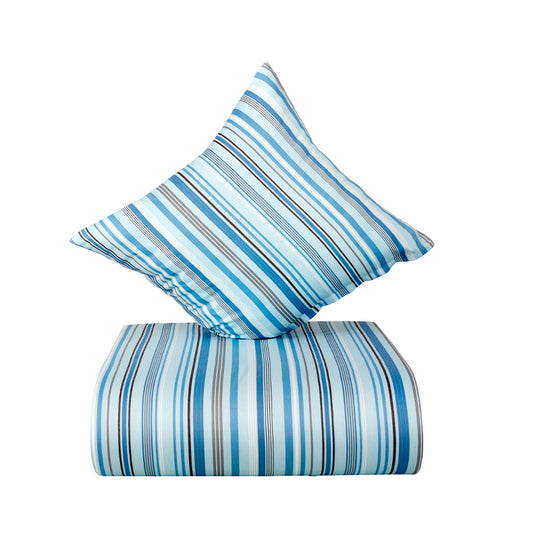 Nordisk Tekstil Korridor sengesæt blå - 140x200 cm