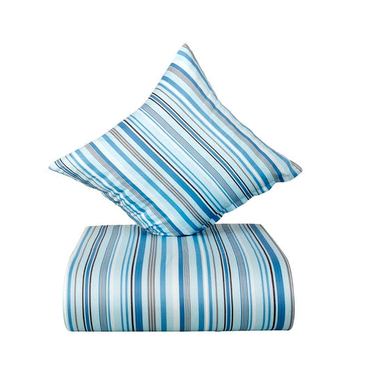 Nordisk Tekstil Korridor sengesæt blå - 140x220 cm