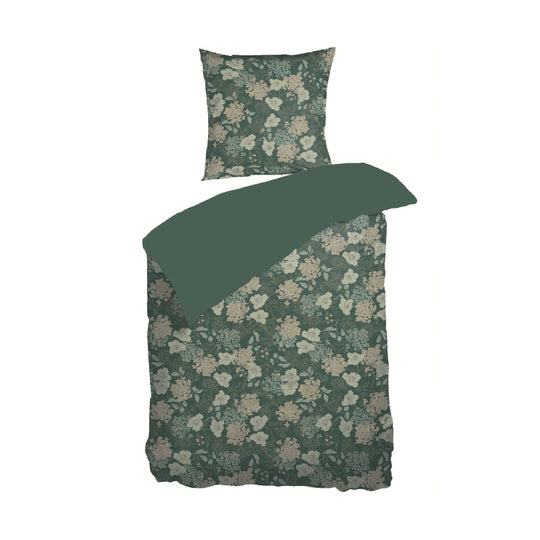 Nordisk Tekstil Hortensia sengetøj grøn 140x220 cm