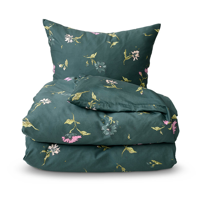 Nordisk Tekstil Lau sengesæt grøn 140x200 cm