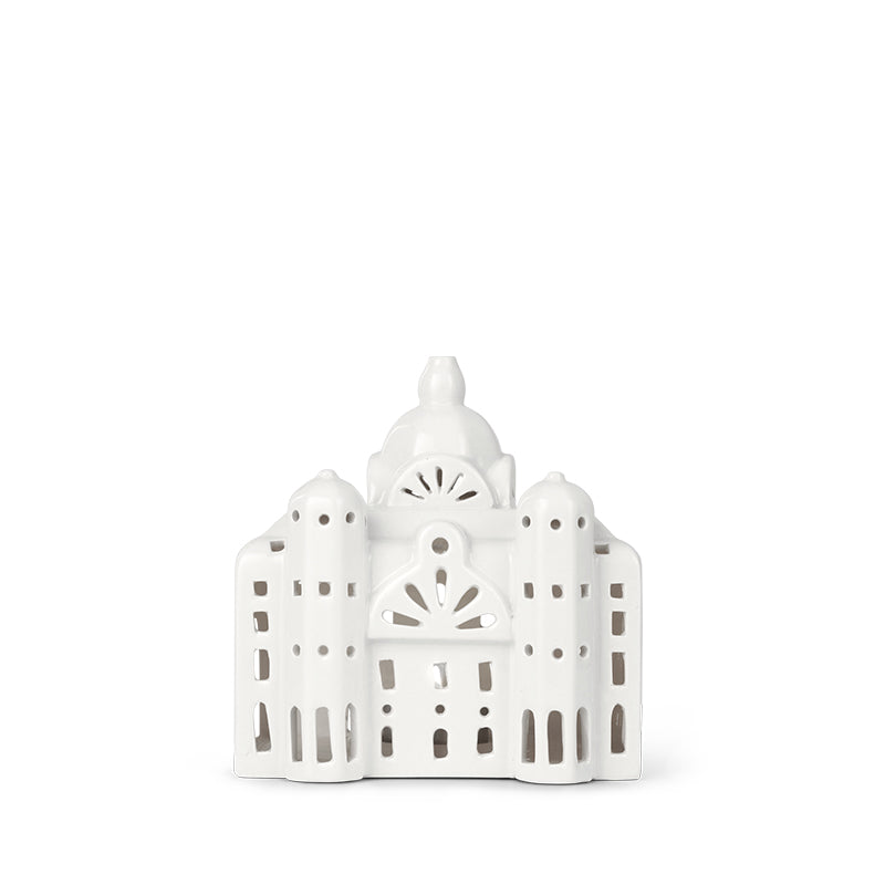 Kähler Urbania lyshus Antwerp Central Station hvid 15 cm