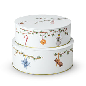 Hammershøi Christmas 2023 opbevaringsdåse Ø20+Ø22 cm