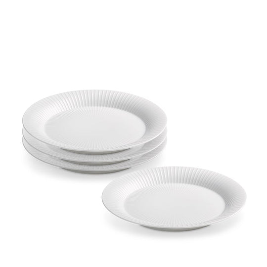 Kähler Hammershøi frokosttallerken Ø22 cm hvid 4 stk.