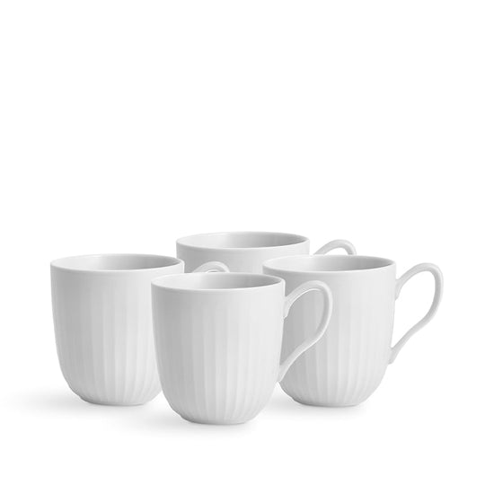 Kähler krus hvid 33 cl 4 stk.