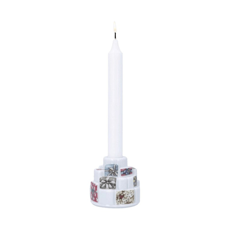 Hammershøi Christmas lysestage med gaver Ø7,5 cm