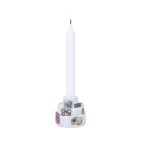 Hammershøi Christmas lysestage med gaver Ø7,5 cm