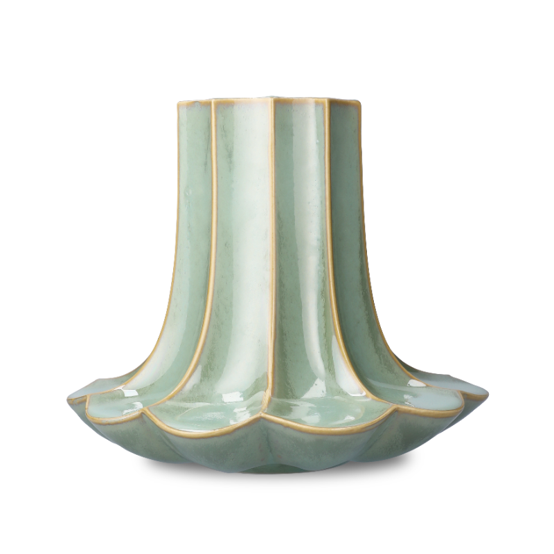 Kähler Kantarel vase grøn H20,5 cm