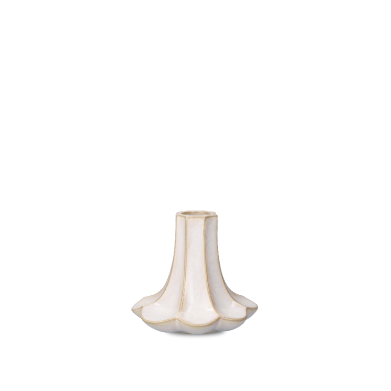 Kähler Kantarel lysestage sand H10 cm