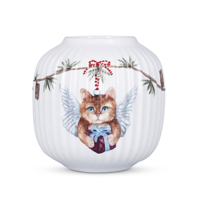 Hammershøi Christmas 2025 fyrfadsstage hvid Ø9.5 cm