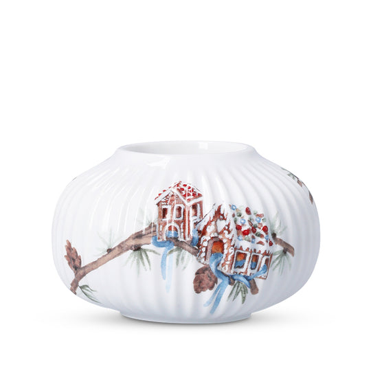 Hammershøi Christmas 2025 fyrfadsstage hvid Ø10 cm