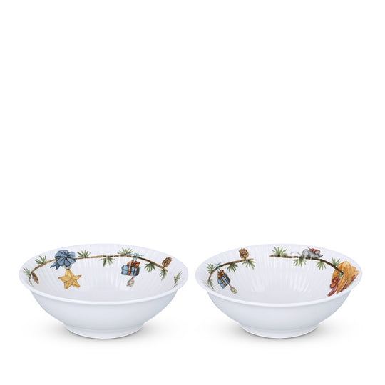 Hammershøi Christmas 2025 skål Ø16 cm hvid 2 stk.