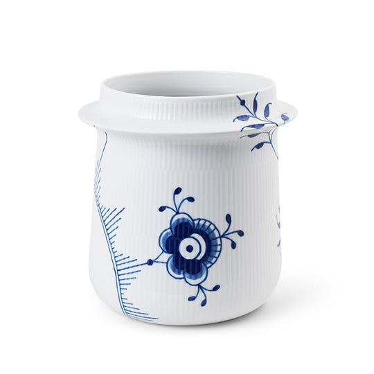 Royal Copenhagen Blå Mega Riflet vinkøler 21,5 cm