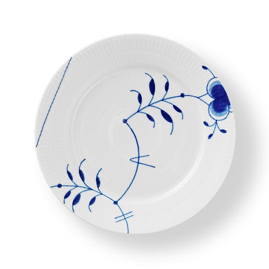 Royal Copenhagen Blå Mega Riflet tallerken design #9 Limited Edition - 22 cm