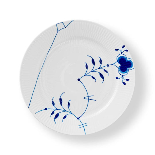 Royal Copenhagen Blå Mega Riflet tallerken design #9 Limited Edition - 27 cm