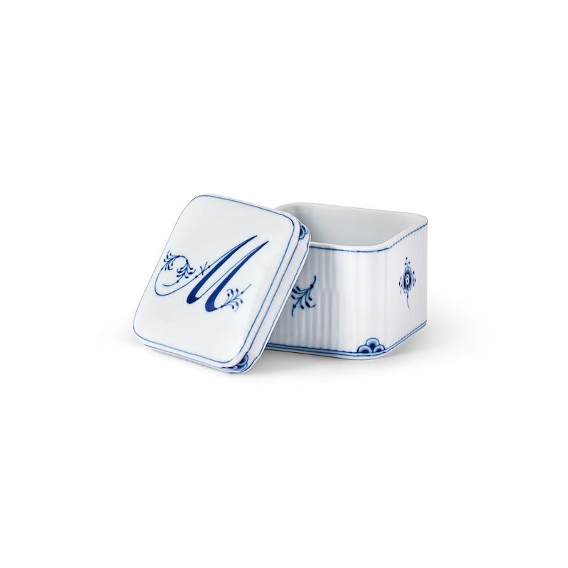 Royal Copenhagen Alfabet bonbonniere M 13 cl