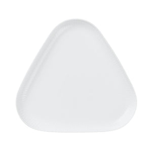 Royal Copenhagen Hvid Riflet fad 23 cm