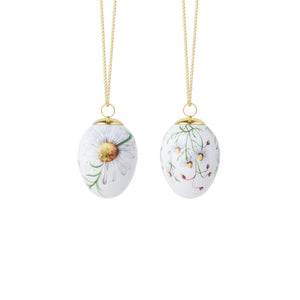 Royal Copenhagen påskeæg 2026 kamilleblomst 6 cm 2 stk.
