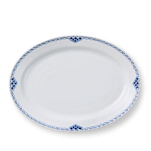 Royal Copenhagen Prinsesse fad hvid 35 cm