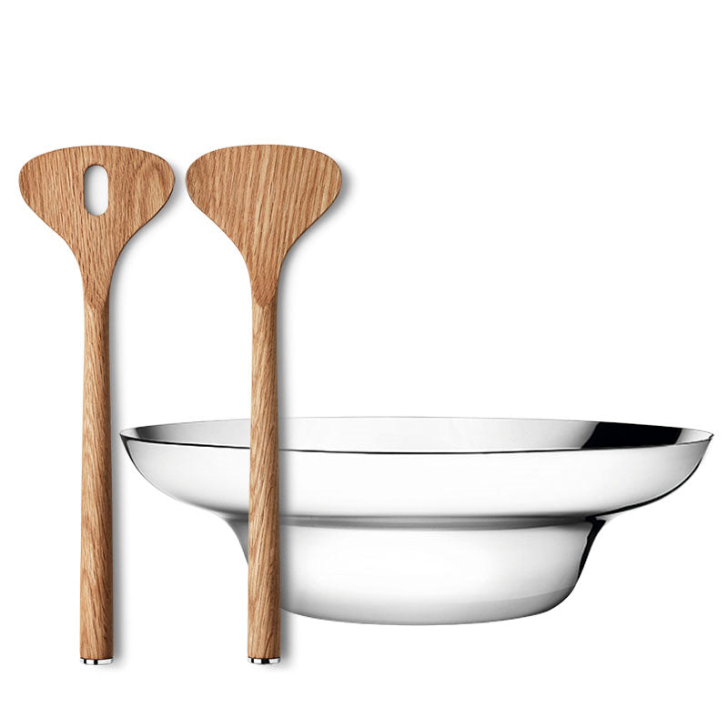 Georg Jensen Alfredo salatskål og salatbestik