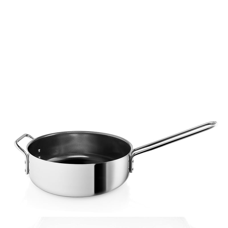 Eva Trio Recycled Stainless Steel sauterpande Ø24 cm keramisk Slip-Let® belægning