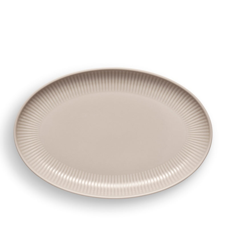 Eva Trio Legio Nova Palette oval tallerken beige Ø 24,5 cm