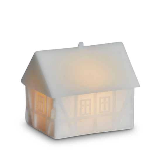 Sirius København bindingsværk LED lyshus hvid H8 cm