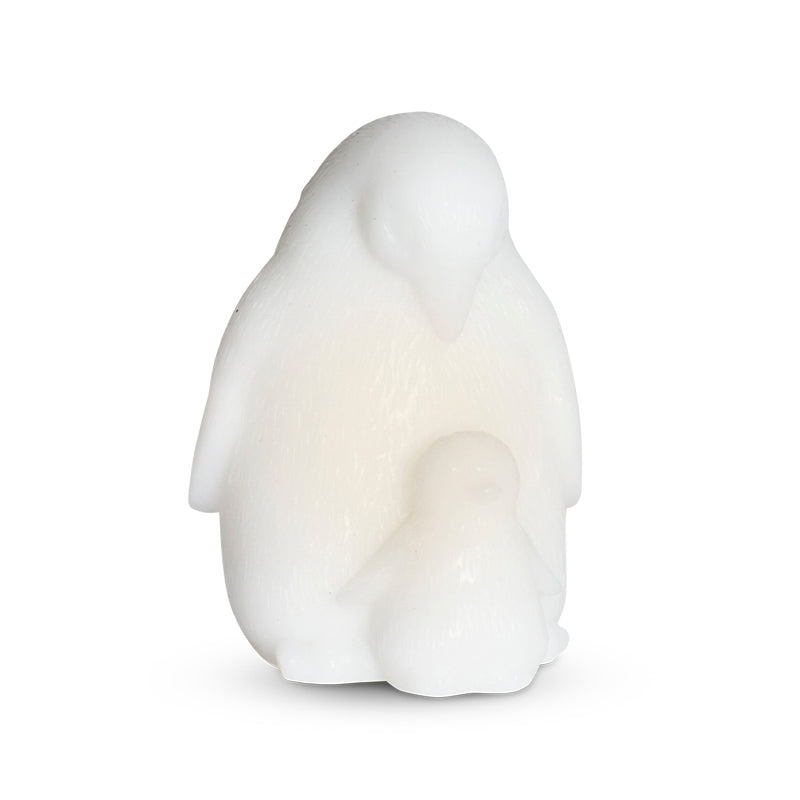 Sirius Lou og Baby pingvin hvid H10 cm