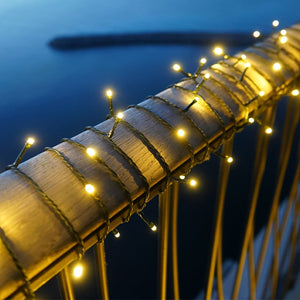 Sirius Easy-Line batterikæde 200 LED 9,95 meter varm hvid