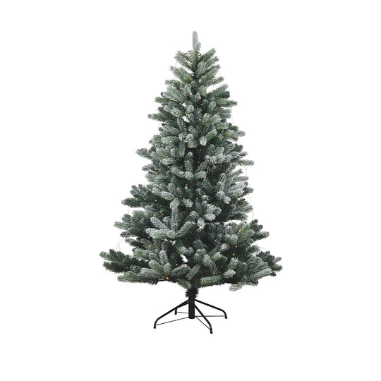 Sirius Anton juletræ med sne 312 LED H2,4 meter